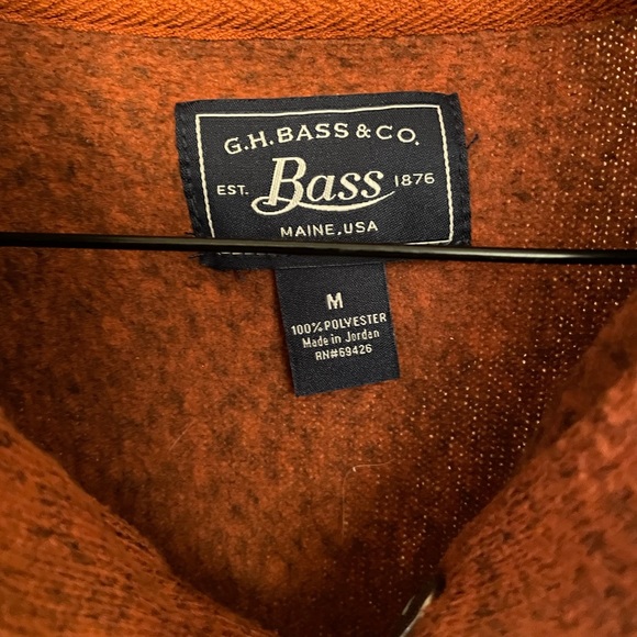 Mens BASS 1/4 snap fleece pullover - Picture 4 of 5